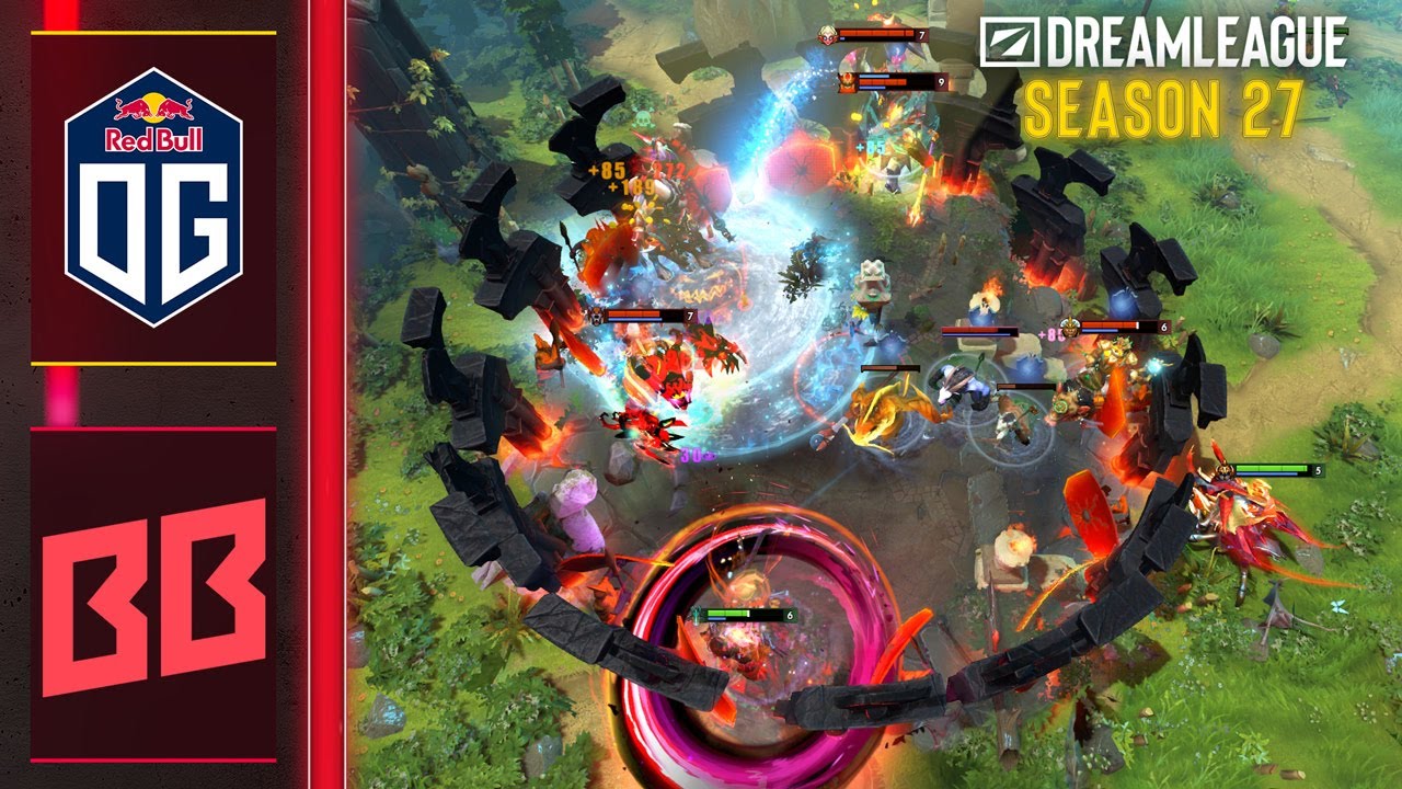 BB Team vs OG - ЛУЧШИЕ МОМЕНТЫ - DreamLeague Season 27