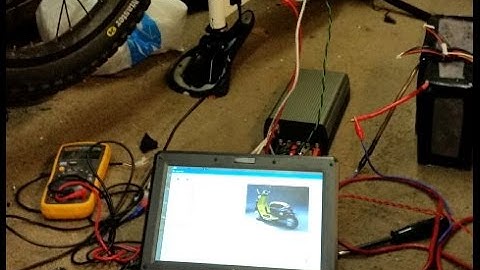 Sabvoton controller hall angle calibration and motor spin up test