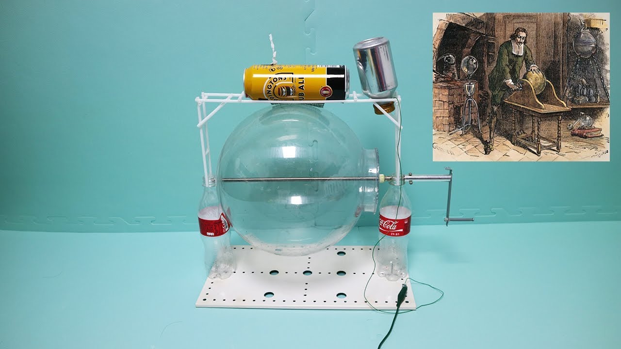 Otto von Guericke's Electrostatic Generator YouTube
