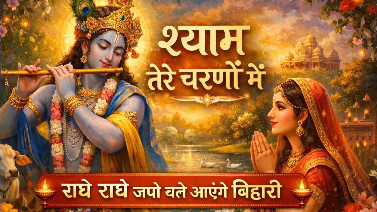 श्याम तेरे चरणों में | Radhe Radhe Japo | Beautiful Krishna Bhajan 2026 | Soulful Devotional Song