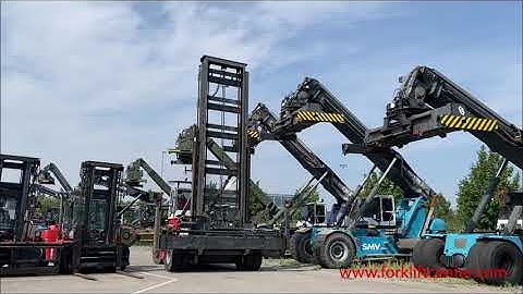 SMV 5/6 ECB100DS Empty Container Handler in stock at Forkliftcenter (ref: 7645)