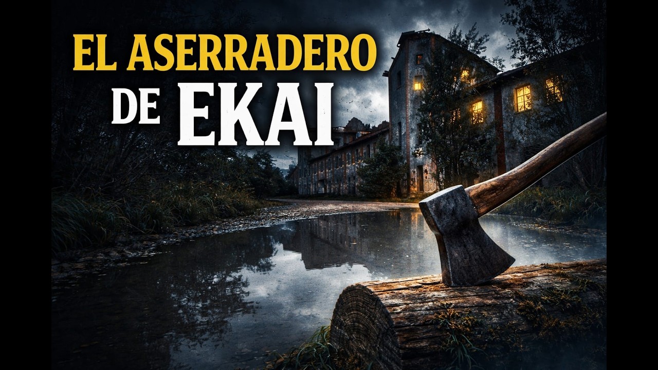 El aserradero de Ekai. La fábrica abandonada que el bosque está devorando