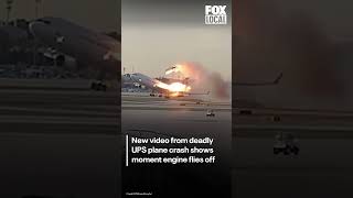 New video of deadly UPS plane crash shows engine flying off upon takeoff