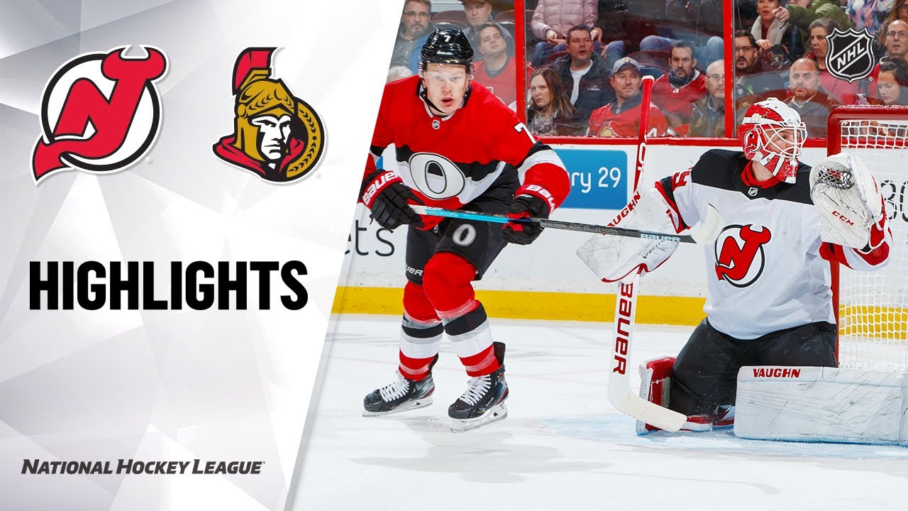 NHL Highlights  Devils vs. Senators - Apr 26, 2022 