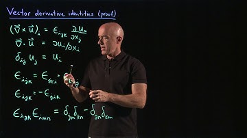 Divergence of the cross product of two vectors (proof) | Lecture 22 | Vector Calculus for Engineers