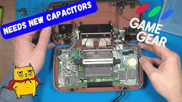 Replacing Capacitors in a Sega Game Gear: Reviving This 90s Legend