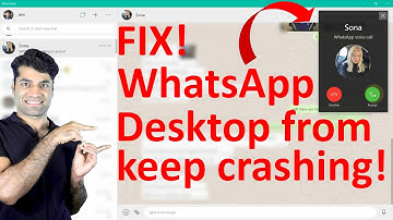 WhatsApp Desktop keeps crashing - FIX