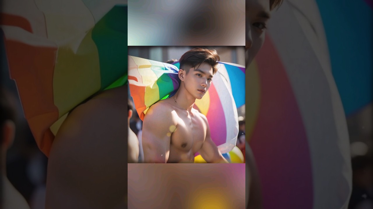 Rainbow Parade Lookbook | AI Art | AI Body Physique