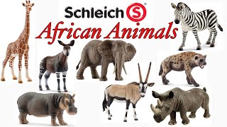 Schleich African Animals | 19 Animals | My Schleich African Animals Collection | Schleich 2020 More