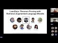 [MERL Seminar Series Spring 2026] Proving and Improving: Language Models for Theorem Proving and ...