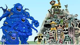 New Hellish Nanny Titan Boss From Garten Of BanBan Vs All Zoonomaly Family In Garry's Mod