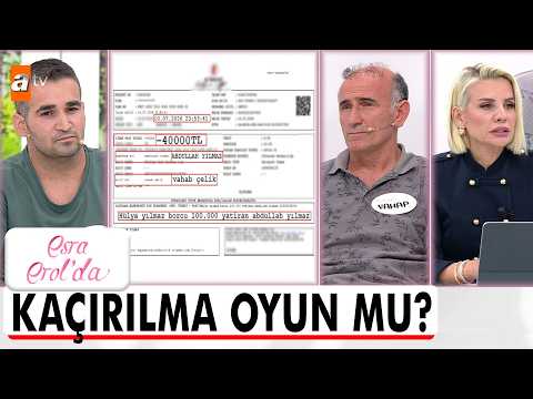 Karısı için fidye isteyen Vahap Çelik stüdyoda - Esra Erol'da 17 Eylül 2026
