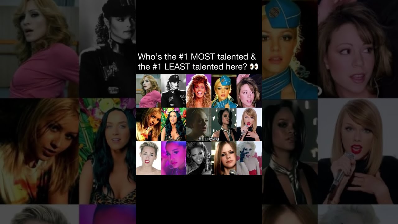 Who S Top Bottom Of The Ranking Pettyking Beyonce Mariahcarey Janetjackson Adele
