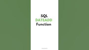 🔄 SQL DATEADD Function ⏰