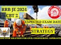 RRB JE CBT 2 STRATEGY|ANSWER KEY RELEASE|RRB JE CBT 2 EXAM DATE|#rrbje