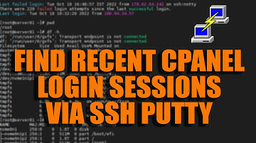 [🔴LIVE] How to Find recent cPanel login sessions via SSH?
