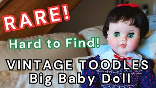 🧐💕 RARE & HARD TO FIND! Vintage BIG BABY Toodles Doll Unboxing! 🎁💕