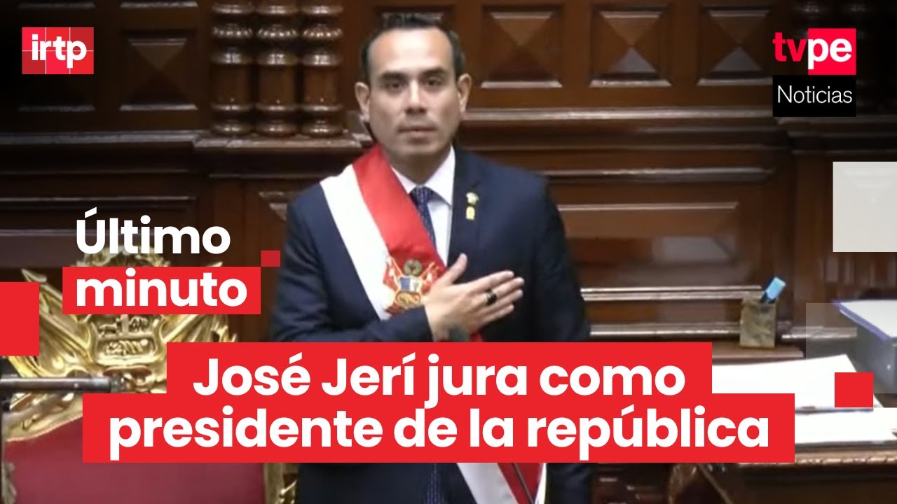 José Jerí asume la Presidencia de la República