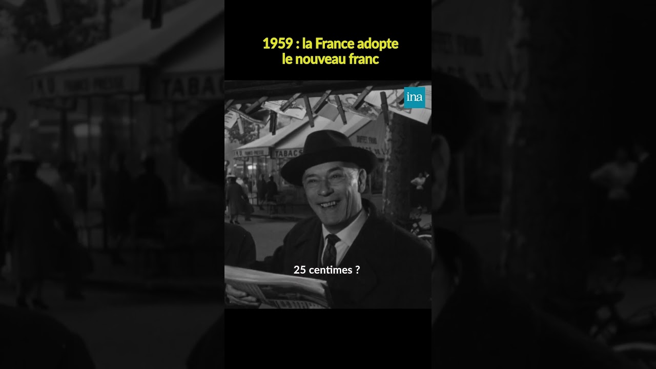 Les Français et le nouveau franc en 1959 💸  