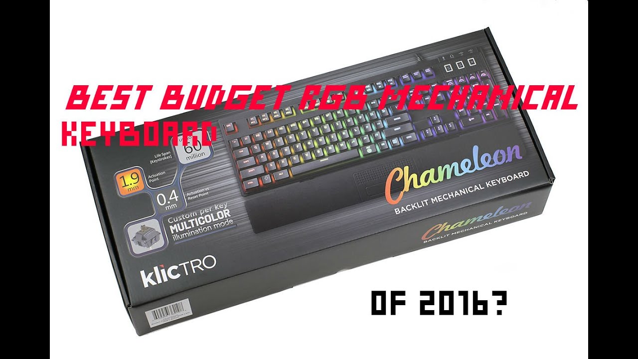 Best budget RGB mech-keyboard of 2016?