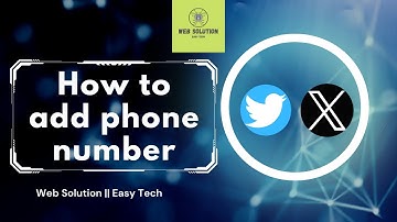 How to Add Phone Number on Twitter || Web Solution