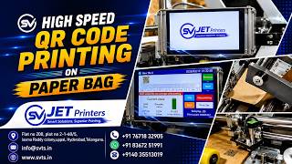 High Speed Qr Printing On Paper Bag With Svjet Printer