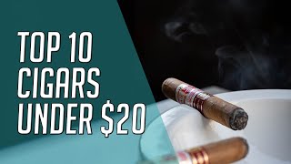 Top 10 Cigar Brands Under $20 || w/ Purotrader || Gent's Lounge 2020