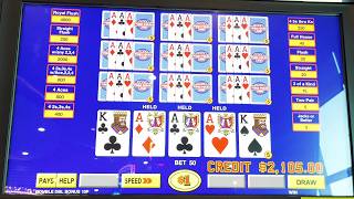 $1 10-Play DDB VP Handpay Session at Foxwoods
