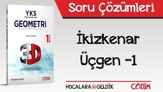 3D Soru Bankası - İkizkenar Üçgen -1 Soru Çözümleri