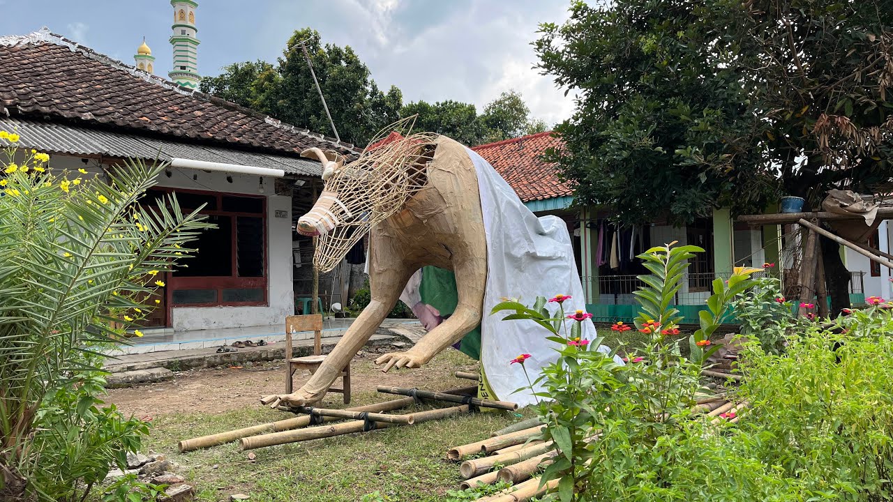 Persiapan Arak-arakan Desa Warukawung 2026