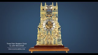 Three-Train Skeleton Clock by John McConnell | M.S. Rau