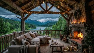 Cozy Cabin Fireplace Ambience With Sleeping Dog | Relaxing 1080p Evening Retreat screenshot 5