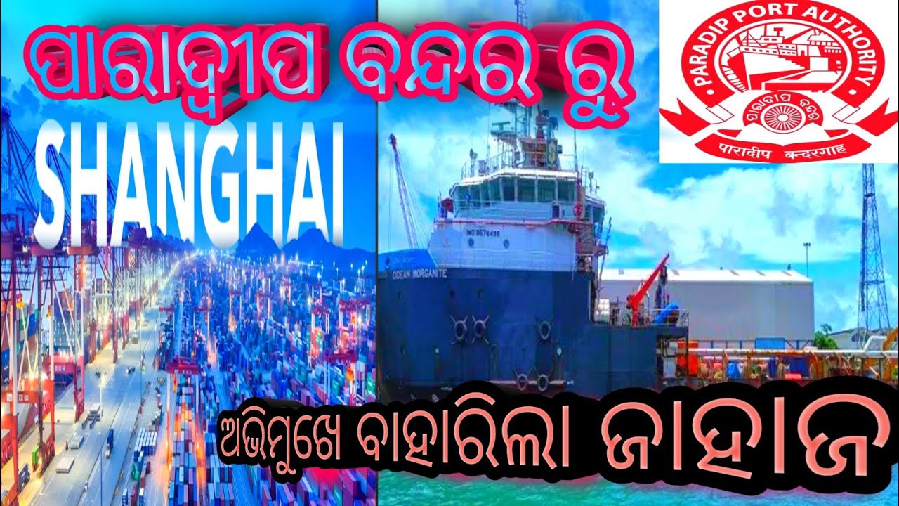 ପାରାଦ୍ୱୀପ ବନ୍ଦର ରୁ ଚାଇନା ର ଶଂଘାଇ ଅଭିମୁଖେ ବାହାରିଲା ଜାହାଜ @biswajit & sriya lifestyle //Odia Vlogs 