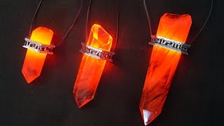 Dragon Age Red Lyrium Crystal Prop/Necklace