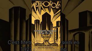 Metropolis #histoire #reels #film #filmmuet #allemagne #censure #unesco #ouvrier #dystopie #2026