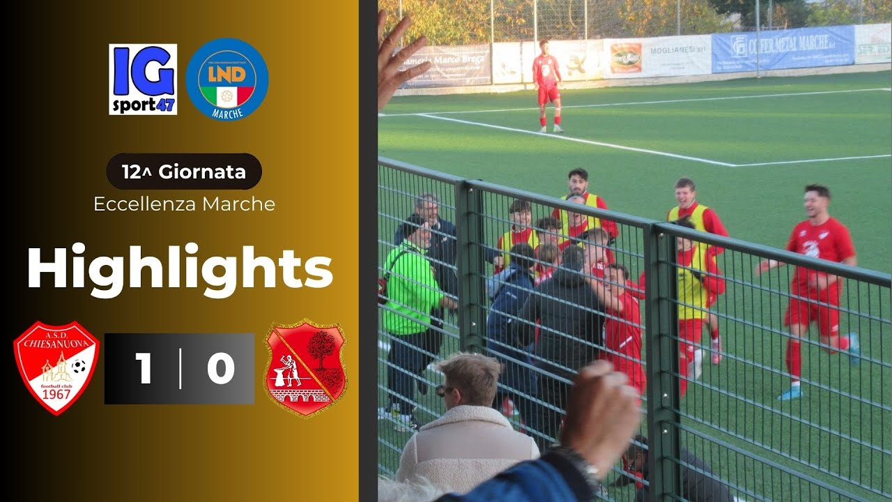 Chiesanuova vs Fabriano Cerreto  1-0 (Eccellenza Marche)