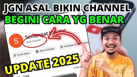 Cara Buat Channel YouTube 2025 di HP Android
