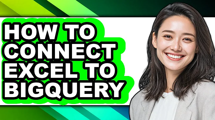 How to Connect Excel to Bigquery (updated)