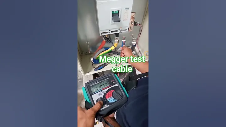 "Megger Test Explained! How to Check Cable Insulation Like a Pro ⚡️"#MeggerTest #CableTesting