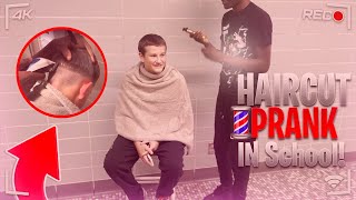 Haircut Prank In School Gone Wrong *We got Caught*