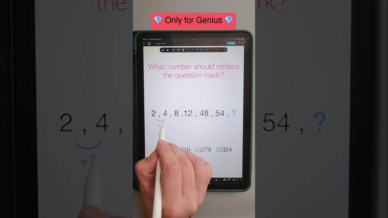 Can You Spot the Pattern? 🧩 | Quick Number Puzzle Challenge