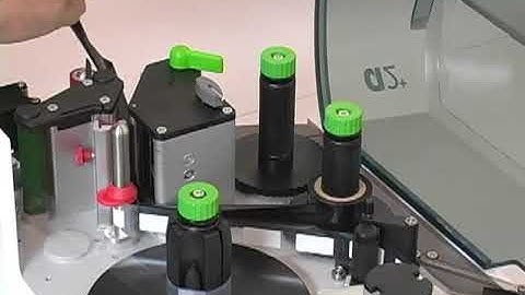 Loading Print Ribbon on Sci-Print SOLO and VX Series Labelers