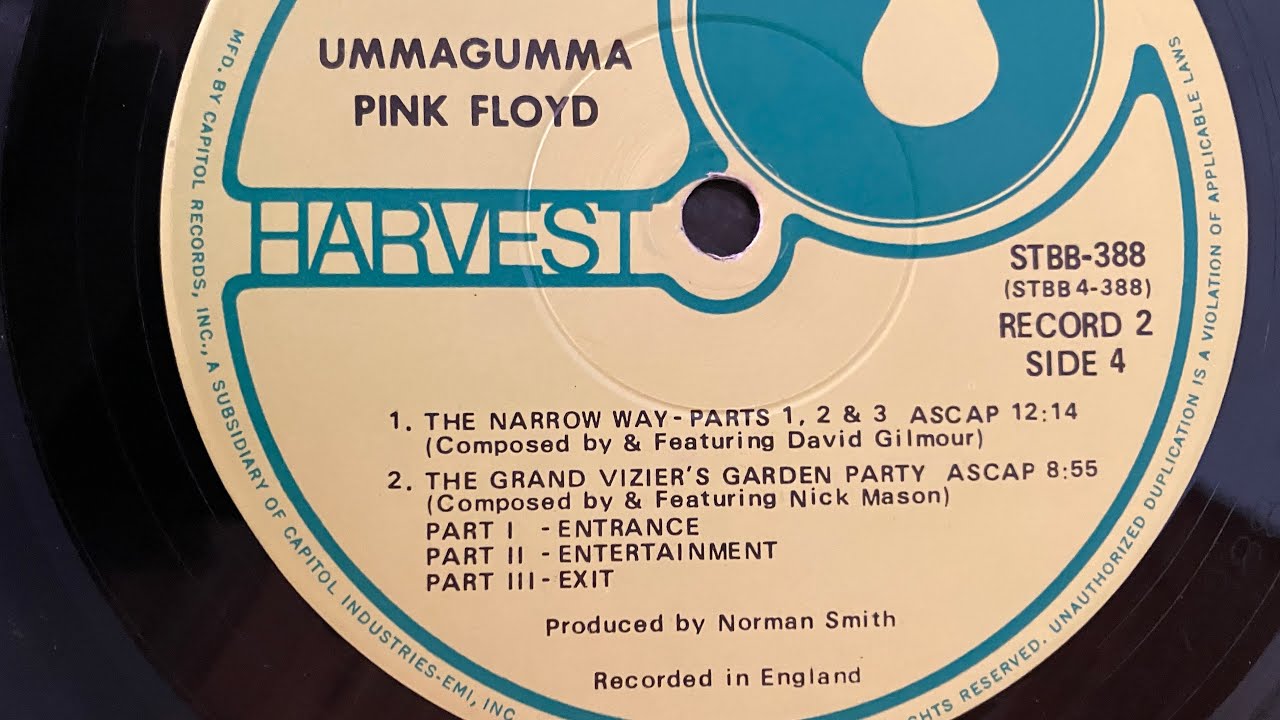 Pink Floyd:Ummagumma 1969 (Record Two, Side 4)
