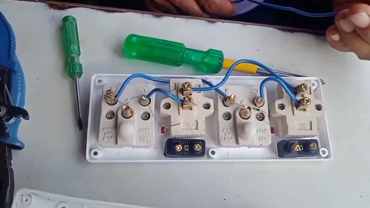 पावर बोर्ड का कनेक्शन सीखो देखो किस तरीके से करते हैं पावर बोर्ड का कैसे करते हैं कनेक्शन 👈🤔