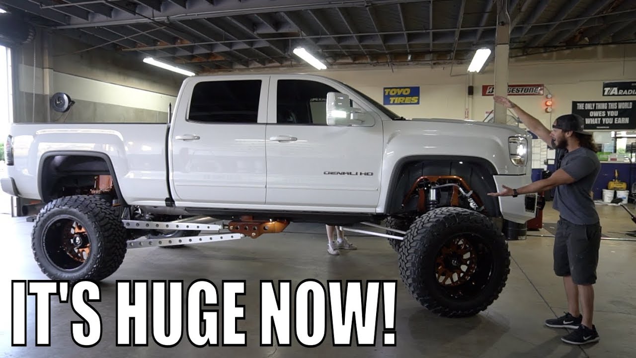 WE LIFTED MY TRUCK EVEN TALLER! YouTube
