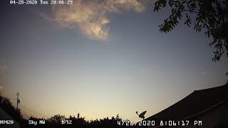 Sunset 04/28/2020 NW view