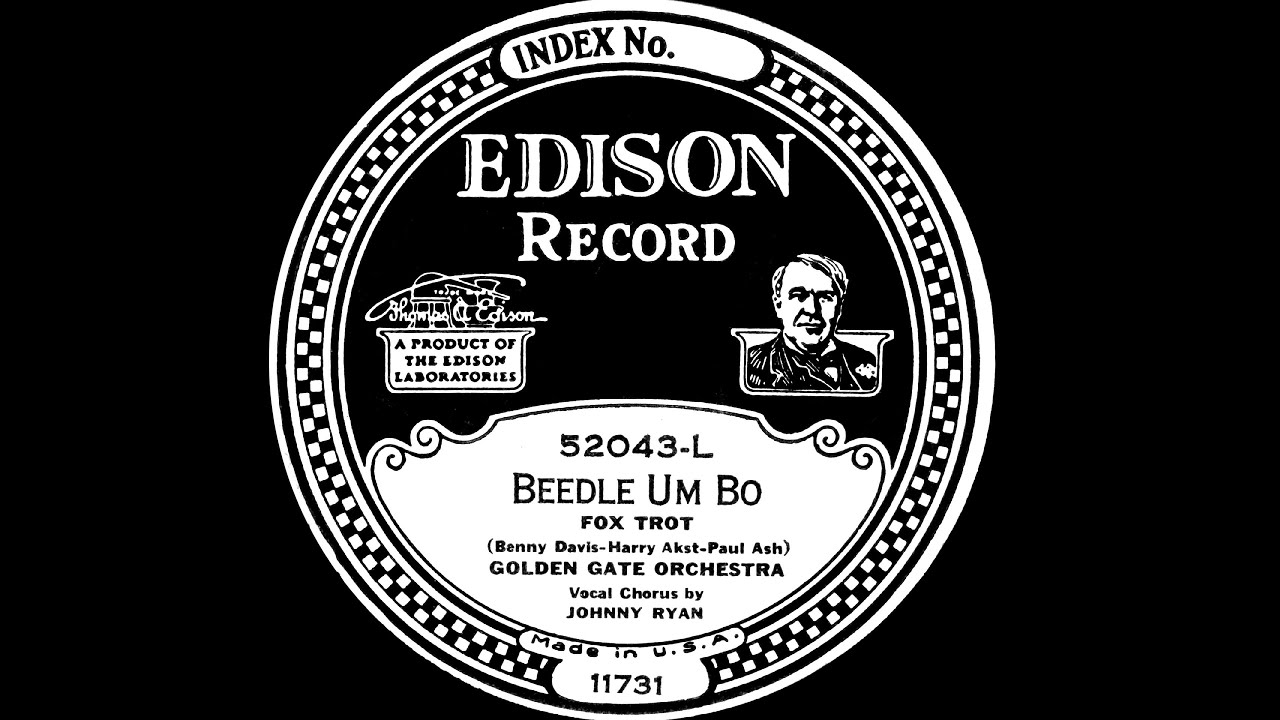 CALIFORNIA RAMBLERS: 'Beedle Um Bo', rec. 13 June 1927.