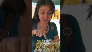 Eating Guatemalan street food for the first time