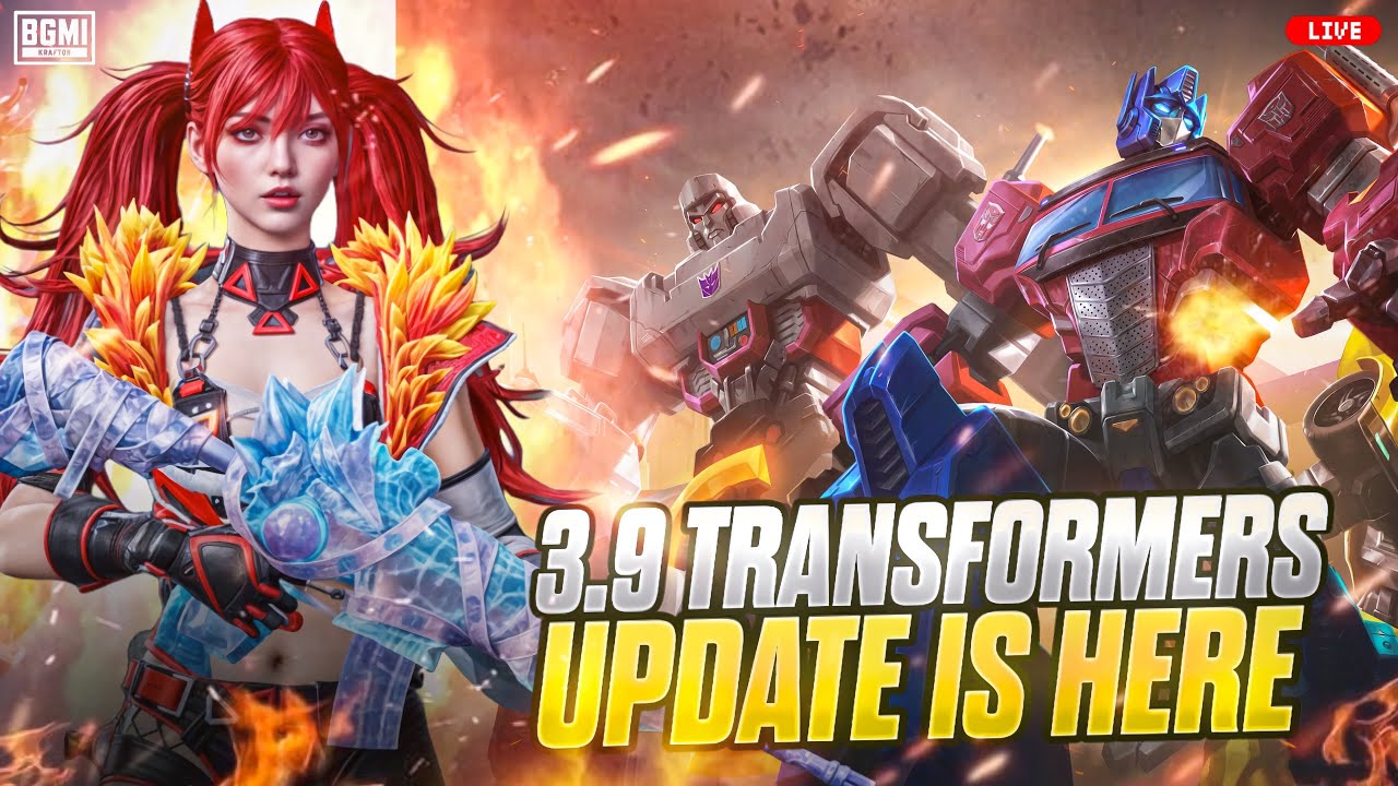 LET'S EXPLORE TRANSFORMERS 3.9 UPDATE !! BGMI LIVE With LEX ! 