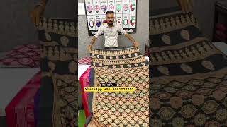 Sab se sasta ajrak print saree available wholesale price will ajrak and mirror work saree